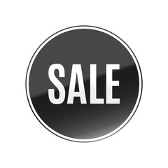 光沢のあるアイコン_SALE_Antonio font_線囲み丸型_BLACK
