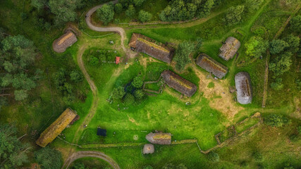 The Highland Folk Museum, Newtonmore, Cairngorms National Park, Scottish Highlands, UK.