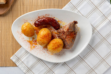 Galician lacon con grelos with chorizo and potatoes