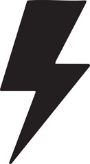 Computational Demand Silhouettes Lightning Bolt Sharp Shadow Rendering Power Icon