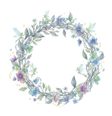 Fototapeta premium frame of flowers