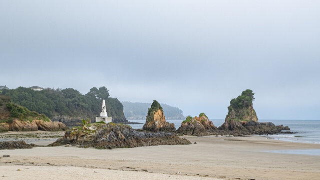 Covas Beach in Viveiro, Lugo, Galicia