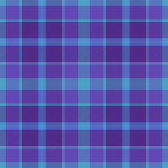 Stylish plaid pattern in shades of blue and purple. Ideal for backgrounds, textiles, or designs needing a classic, textured feel. Versatile, elegant, and visually appealing.