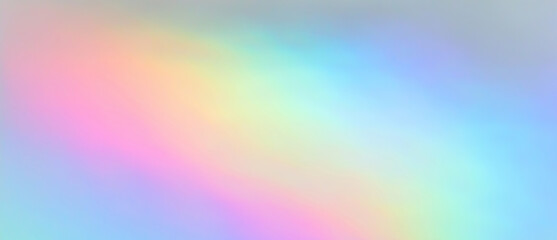 Abstract blur holographic rainbow foil iridescent background