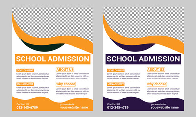 School Admission Flyer Templates