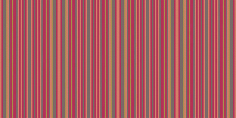 Obraz premium Salftone lines fabric seamless, children textile background vector. Event stripe vertical pattern texture in red and mint colors.