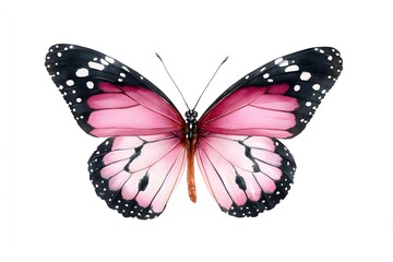 Beautiful and dreamy butterflies dancing