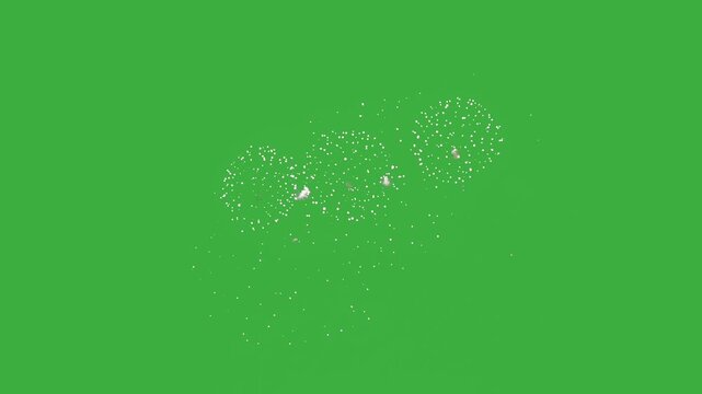 Colorful Fireworks Exploding in the Night Sky to Celebrate the New Year 2026 With Vibrant Patterns and Light Displays During the Holiday Party