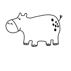 cow head vector