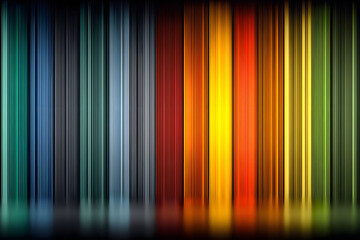 Vibrant Abstract Colorful Vertical Lines - Modern Art Design for Digital Projects