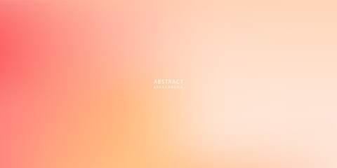 Pastel red and orange gradient background. Colorful blurred texture design for digital, banner, web, poster, ads, surface, backdrop,display, branding.eps10 © Mustofa 027