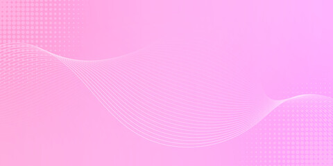 Minimal soft pink background with smooth wave lines and subtle gradients, creating a gentle and elegant modern abstract look.
