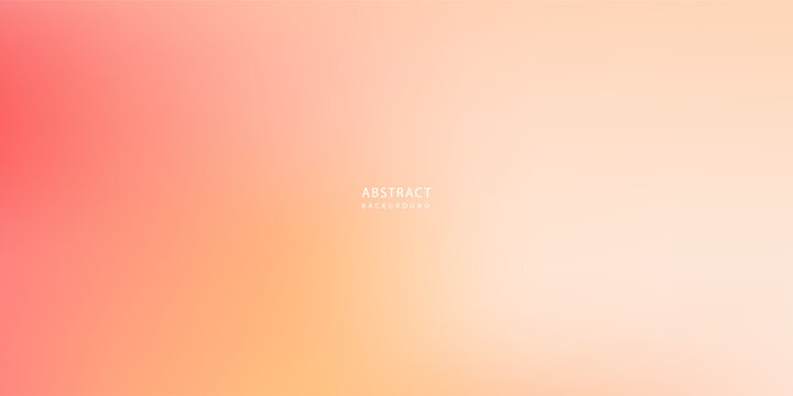 Pastel red and orange gradient background. Colorful blurred texture design for digital, banner, web, poster, ads, surface, backdrop,display, branding.eps10