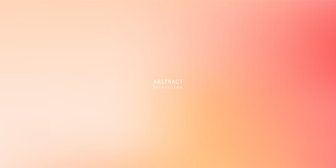 Pastel red and orange gradient background. Colorful blurred texture design for digital, banner, web, poster, ads, surface, backdrop, header, greeting, invitation, celebration, decor, display, branding
