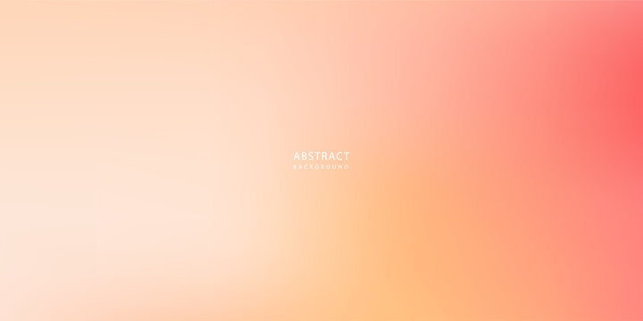Pastel red and orange gradient background. Colorful blurred texture design for digital, banner, web, poster, ads, surface, backdrop, header, greeting, invitation, celebration, decor, display, branding