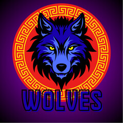 the image of a dire wolf's head with dense fur covering it