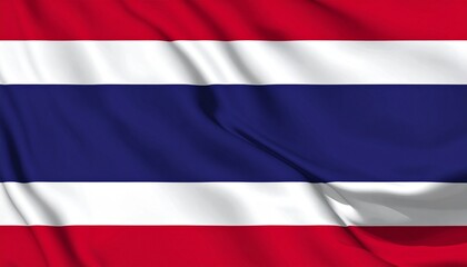 Thailand flag, five-stripe layout with symbolic colors