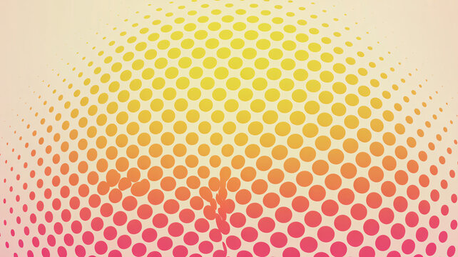 Vibrant halftone pattern gradient background for modern designs