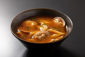 スープパスタ（魚介のトマトガーリック）