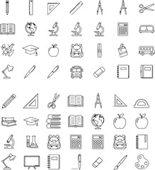 school and education icons