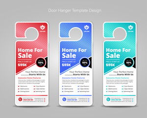 Real estate agency business door hanger