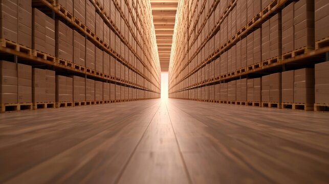 Operation Logistics team tracking shipments and inventory in a distribution center. - Powered by Adobe