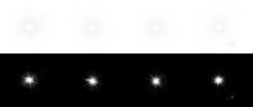 High-quality sunlight flare PNG overlay. Create radiant photo effects