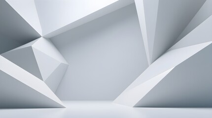 Fototapeta premium 3D Abstract Geometric Shapes