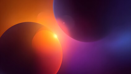 Abstract fluid forms with vibrant glowing light emanating from the center creating a mesmerizing and ethereal visual experience with rich color gradients