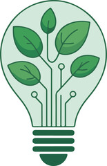 Eco-friendly green energy concept illustrating sustainable solutions and environmental conservation