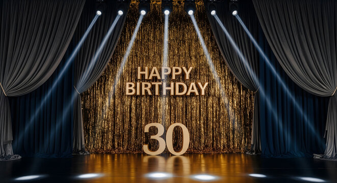 Fototapeta Dark Luxe with Gold Spark