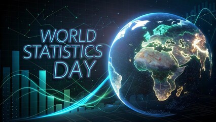 Charts and graphs symbolize modern data-driven innovation and development.