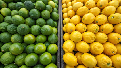 lime and lemon

