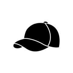 baseball cap icon on transparent background.