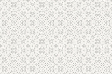 Seamless Gray Circular Pattern Background for Wallpaper, Design and Decor Projects