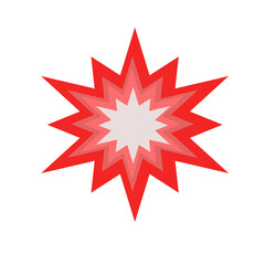 Comic Explosion Burst Vector on White Background
Starburst Shape Vector for Sale Promotion Label
Retro Pop Art Explosion Element Isolated
Discount Flash Burst Graphic Vector Design
Comic Speech Bubble