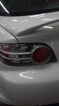 Left rear light of the car. Foggy light of the car. Not sealed.