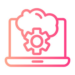 digital asset management gradient icon