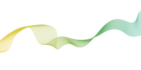 abstract green wave line background,wavy abstract green lines in wave shape, data flow concept,Green wave melody lines on white background,white background and green wave,