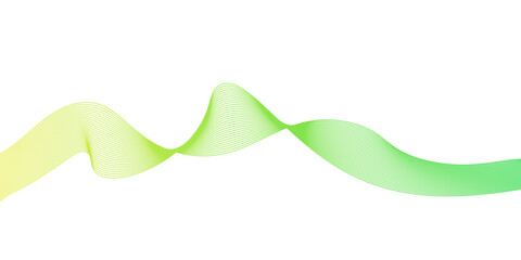 abstract green wave line background,wavy abstract green lines in wave shape, data flow concept,Green wave melody lines on white background,white background and green wave,