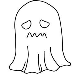 scary halloween ghost