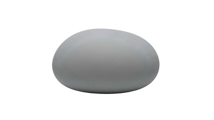 Smooth White Egg on Transparent Background with Soft Lighting for Food or Product Photography