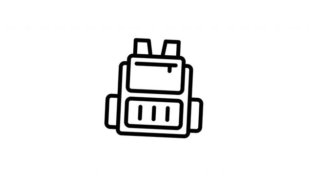 backpack animated icon