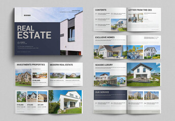 Real Estate Brochure Template Landscape