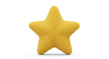 Cozy, plush yellow star pillow brings warmth and comfort to any space, perfect for nurseries, bedrooms, or festive decor.