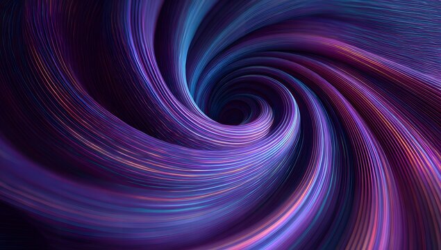 Vibrant swirling vortex of deep purple and electric blue hues with textured details isolated on transparent background