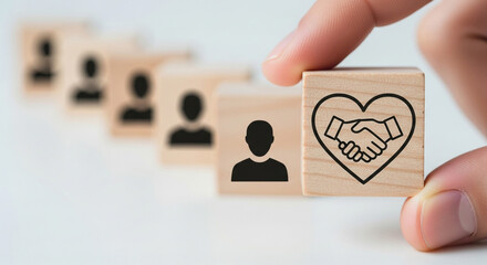 Building strong connections, fostering trust and loyalty through meaningful collaboration and mutual respect, emphasizing human relationships.