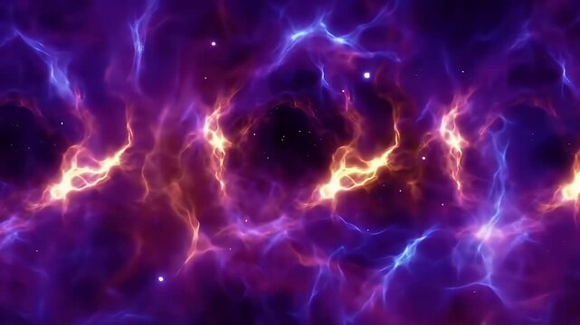 Colorful Space Nebula.