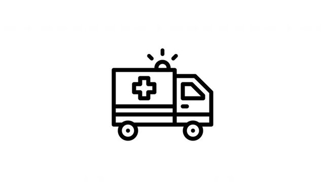 ambulance animated icon