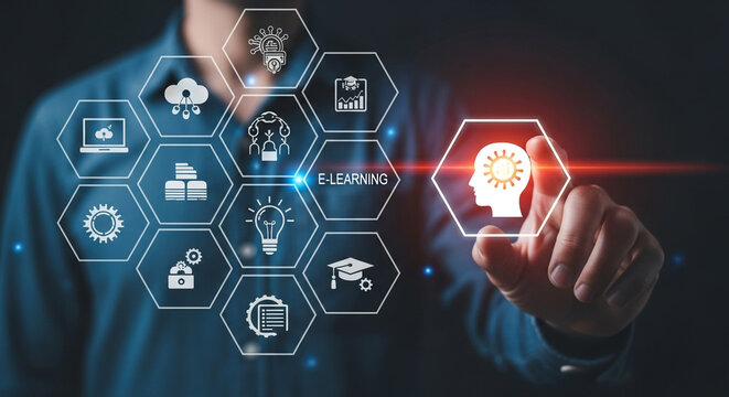 Unlock your potential with dynamic e-learning, accessing knowledge and skills to achieve your professional goals through innovative digital platforms.